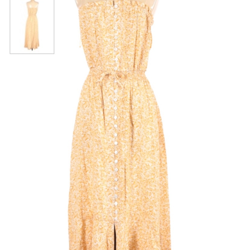 Yellow floral Vince Camuto dress